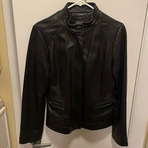 A new approach lambskin leather jacket